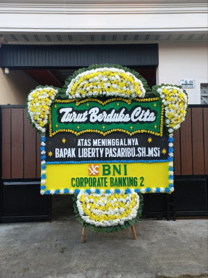Papan Bunga Duka di Singkawang Utara