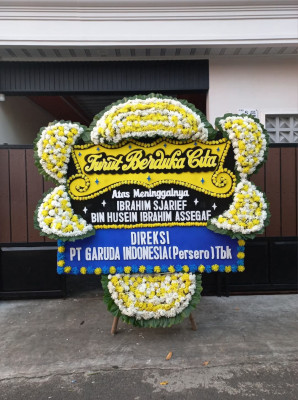 Papan Bunga Duka di Singkawang Utara