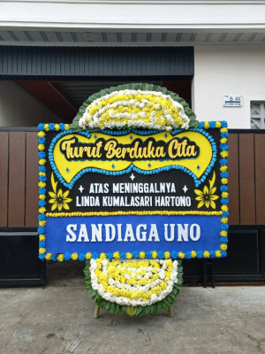 Papan Bunga Duka di Singkawang Utara