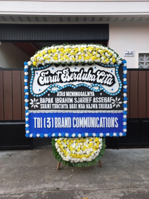 Papan Bunga Duka di Singkawang Utara